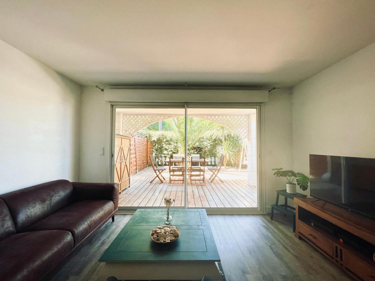 Lanton Plage - Appartement 6 Pers. Terrasse Buitenkant foto