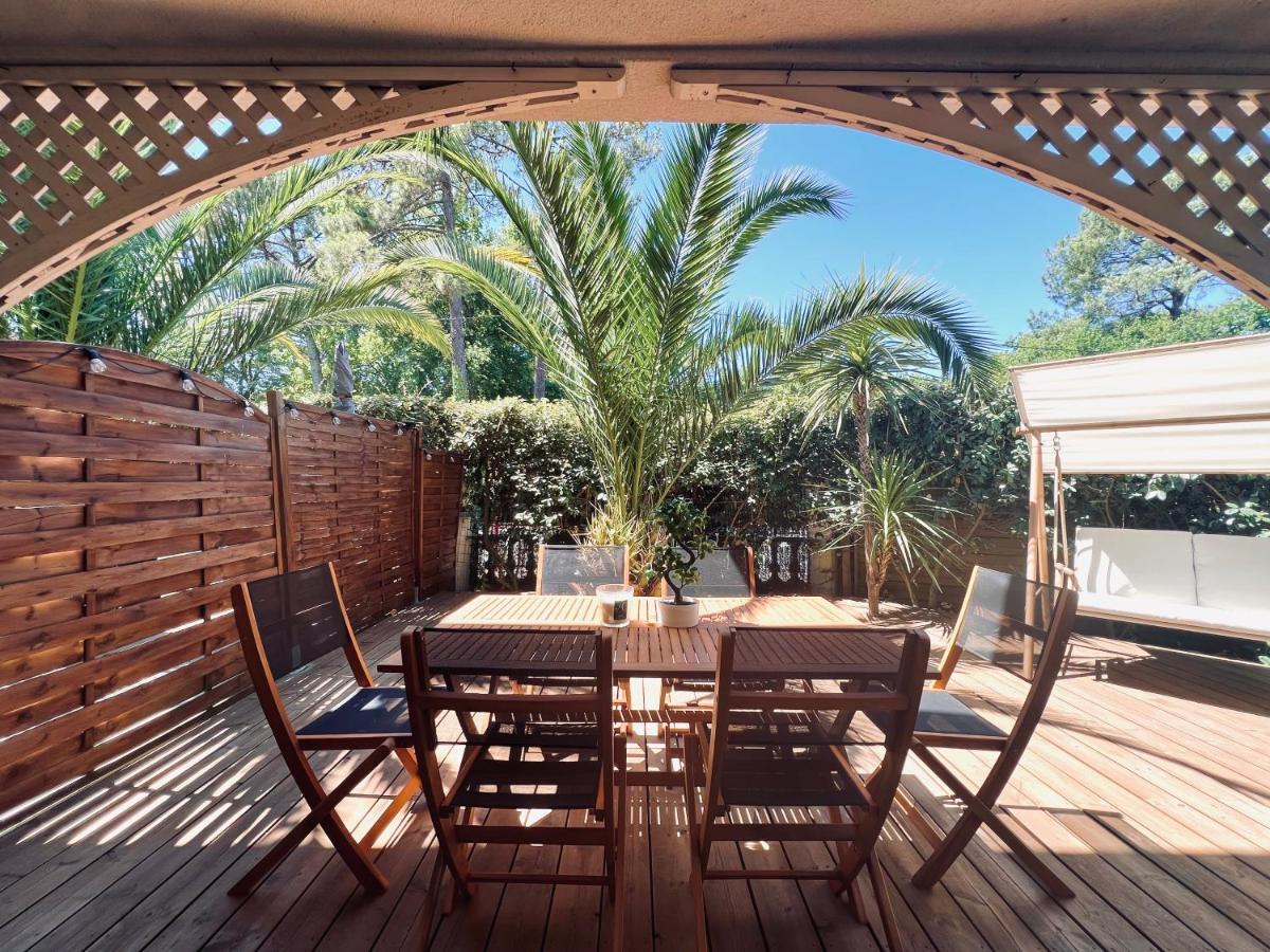 Lanton Plage - Appartement 6 Pers. Terrasse Buitenkant foto
